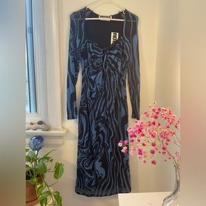 Rotate Marble Print Savica Dress